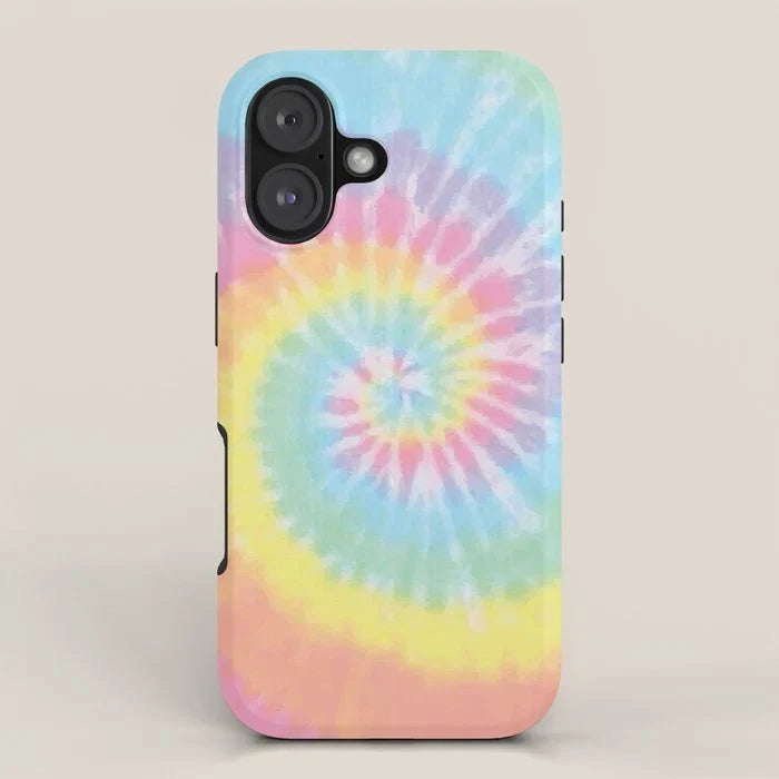 Tie Dye Phone Case: Retro Rainbow Style