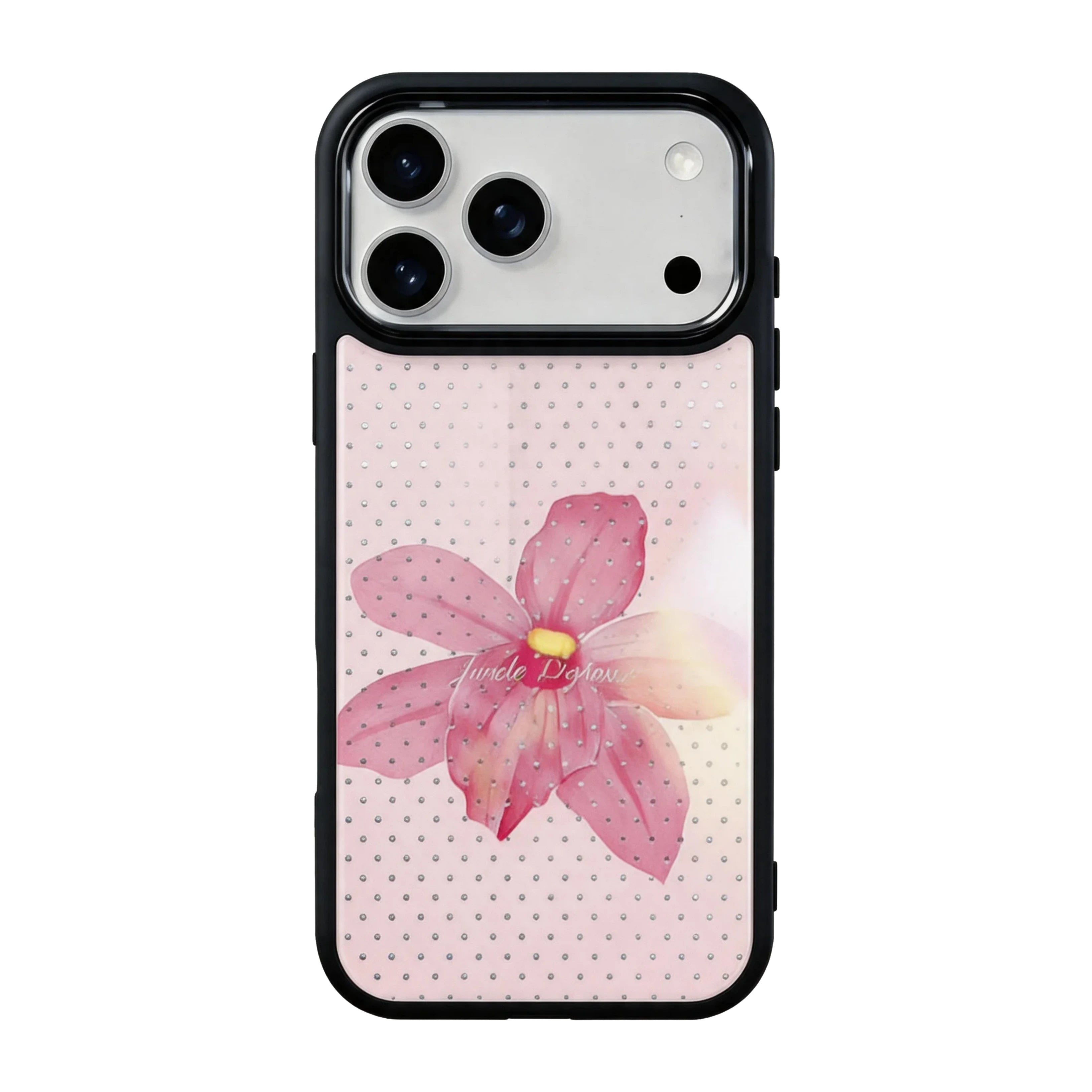Starlit Lily flower Magsafe Cute Phone Cases - Glaze Finish With Shimmer Accents