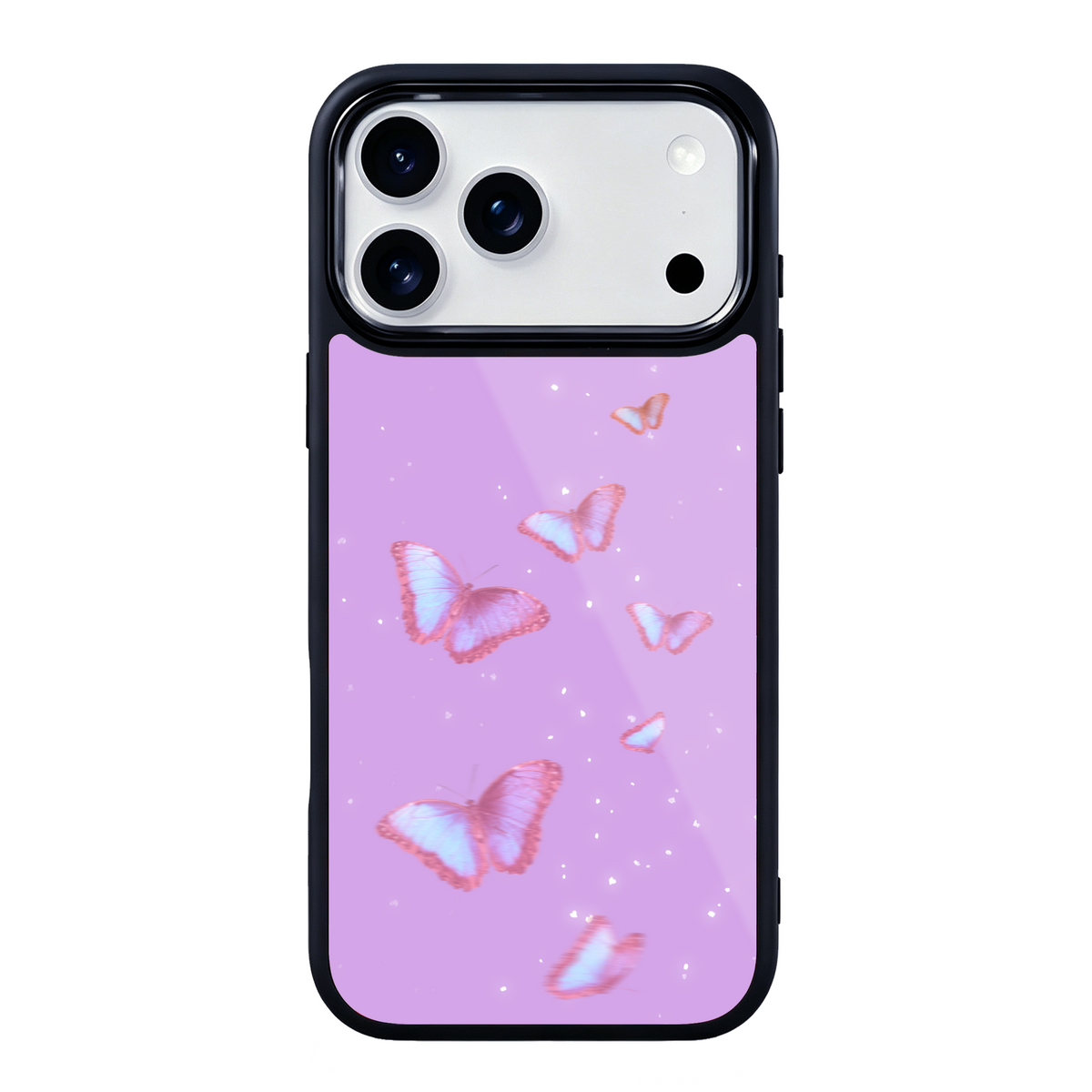 Moonlit Butterflies Magsafe Cute Phone Cases - Glaze Finish With Shimmer Accent