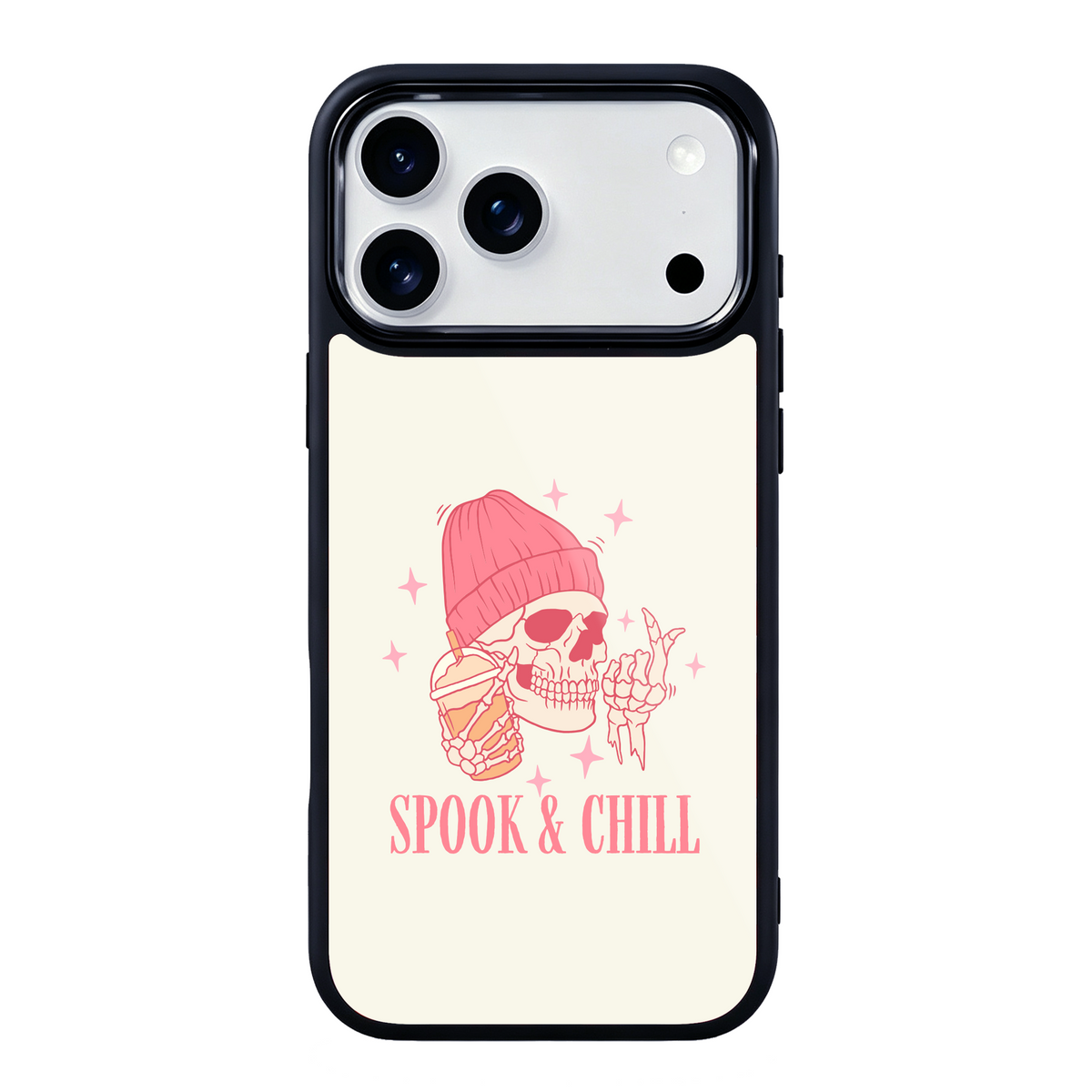 Spook and Chill Magsafe Cute Phone Cases - Glaze Finish With Shimmer Accent
