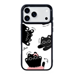 Meow Club Magsafe Cute Phone Cases - Glaze Finish With Shimmer Accent