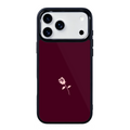 Rose Noir Magsafe Cute Phone Cases - Glaze Finish With Shimmer Accent