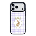 Bunny Bliss Magsafe Cute Phone Cases - Glaze Finish With Shimmer Accent