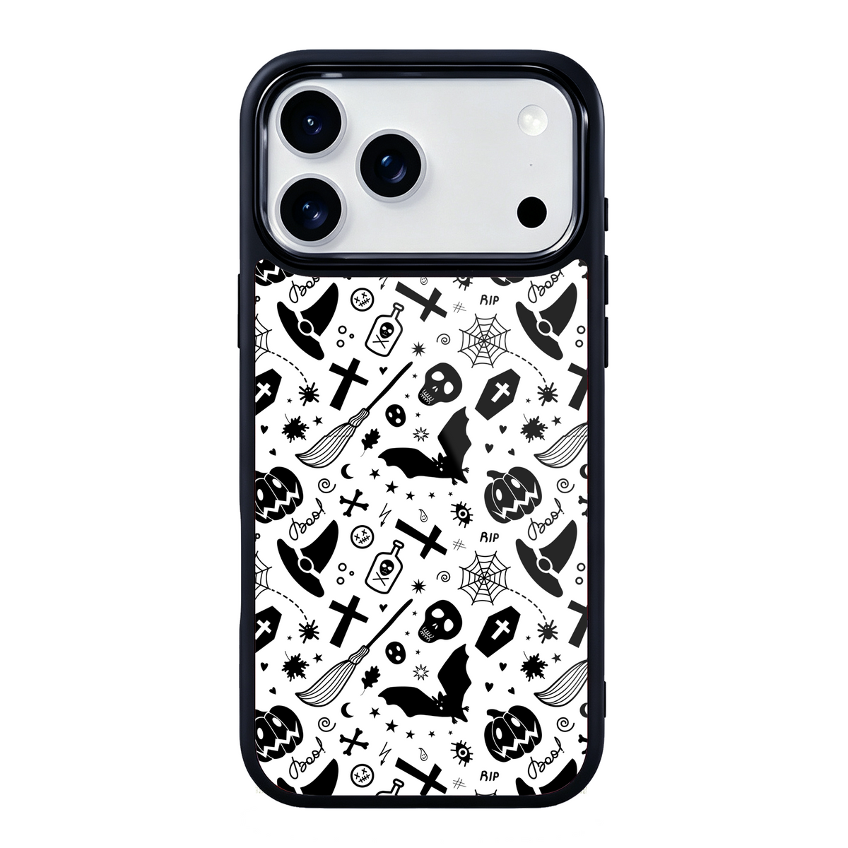 Happy Haunting Magsafe Cute Phone Cases - Glaze Finish With Shimmer Accent