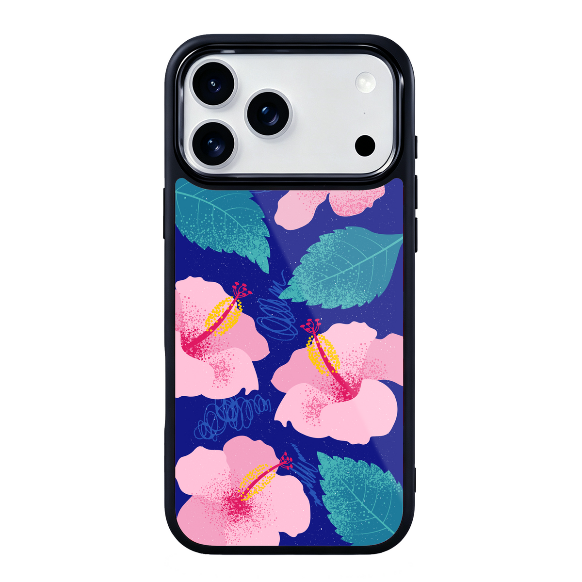 Summer Midnight Magsafe Cute Phone Cases - Glaze Finish With Shimmer Accent