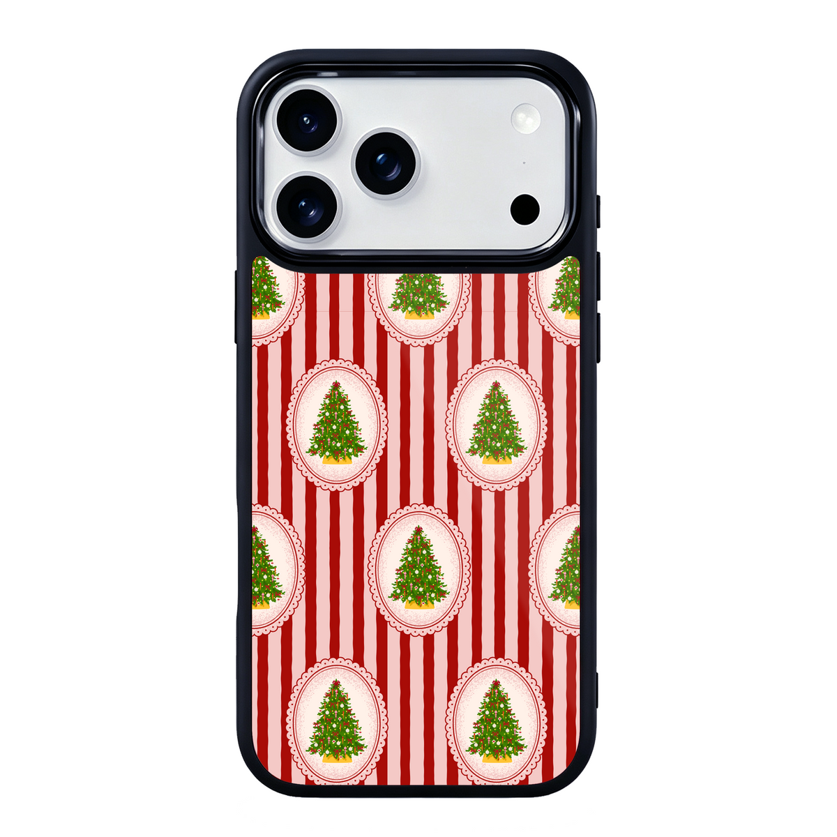 Merry Little Tree Magsafe Cute Phone Cases - Glaze Finish With Shimmer Accent