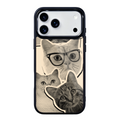 Cat Journal Magsafe Cute Phone Cases - Glaze Finish With Shimmer Accent