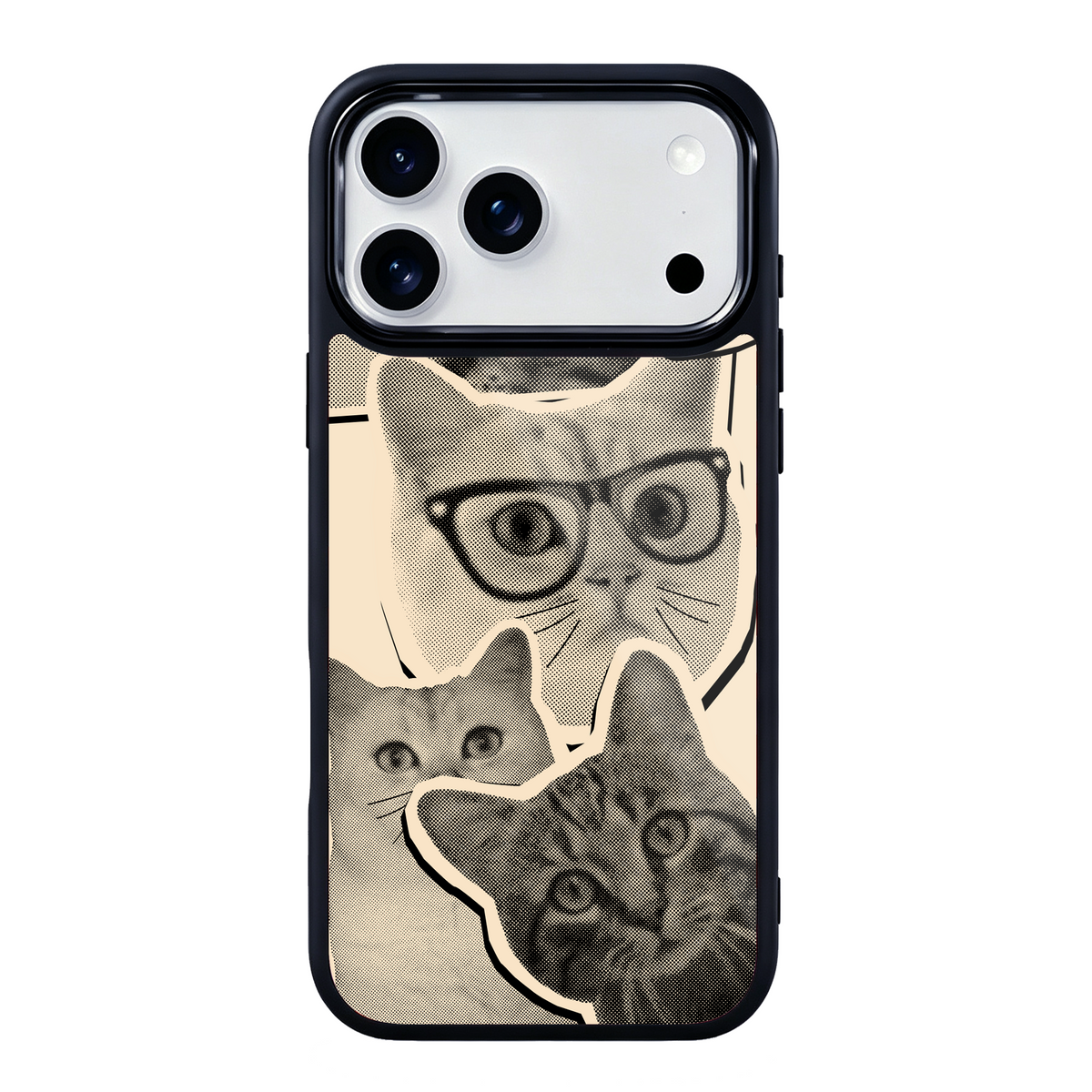 Cat Journal Magsafe Cute Phone Cases - Glaze Finish With Shimmer Accent