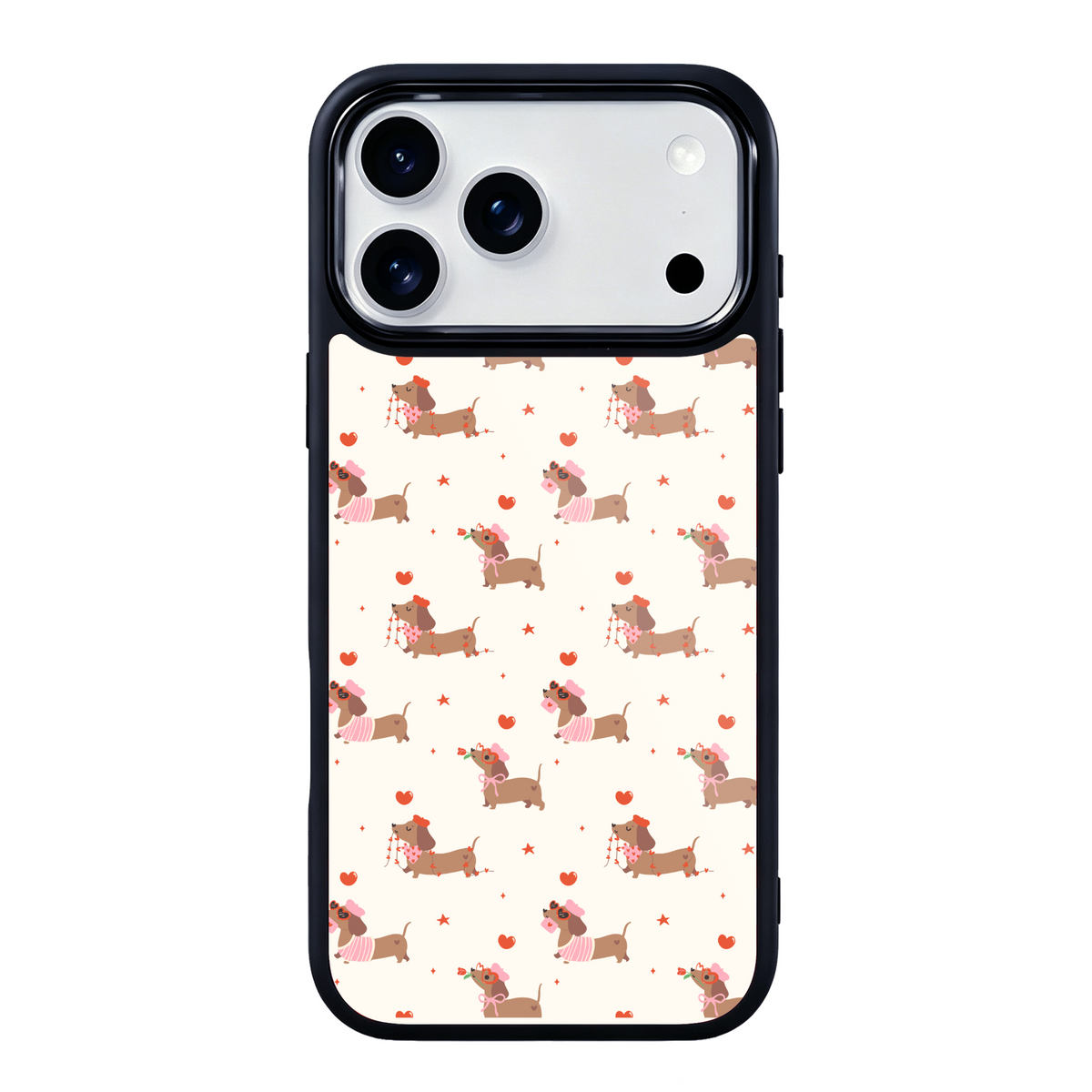 Darling Dachshund Magsafe Cute Phone Cases - Glaze Finish With Shimmer Accent