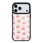 Cherry Kisses Magsafe Cute Phone Cases - Glaze Finish With Shimmer Accents