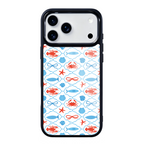 Coastal Feast Magsafe Cute Phone Cases - Glaze Finish With Shimmer Accents