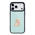 Bunny Fields Magsafe Cute Phone Cases - Glaze Finish With Shimmer Accent