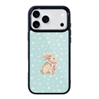 Bunny Fields Magsafe Cute Phone Cases - Glaze Finish With Shimmer Accent