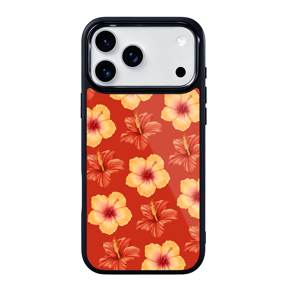 Island Bloom Magsafe Cute Phone Cases - Glaze Finish With Shimmer Accent