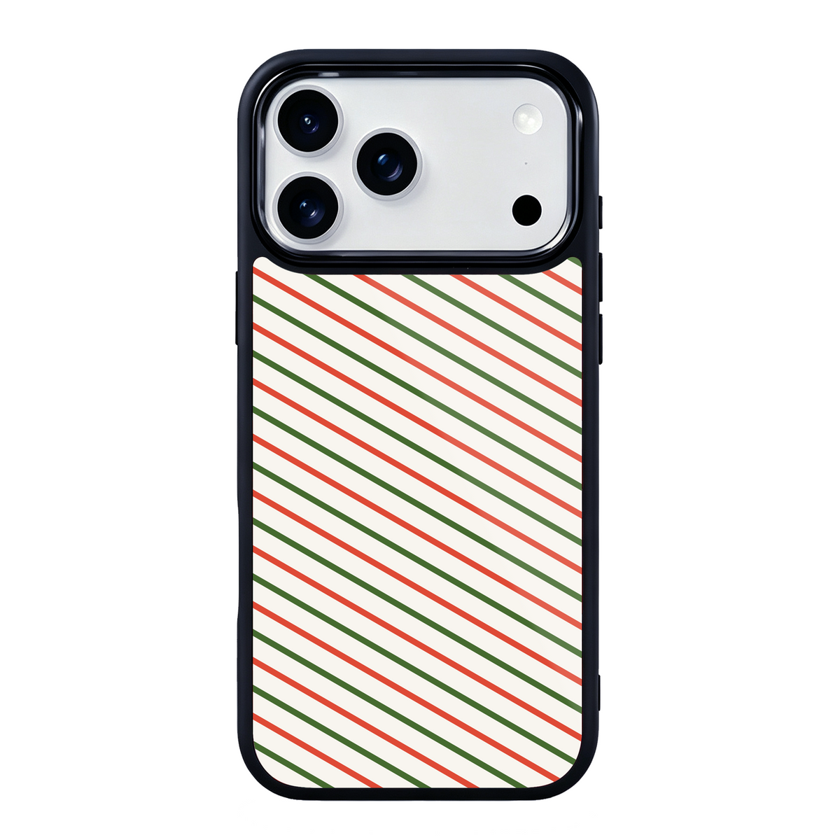 Peppermint Twist Magsafe Cute Phone Cases - Glaze Finish With Shimmer Accent