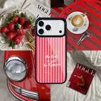 Golden Thoughts Magsafe Cute Phone Cases - Glaze Finish With Shimmer Accents