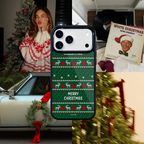 Alpine Holiday Magsafe Cute Phone Cases - Glaze Finish With Shimmer Accent