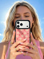 Wildflower Magsafe Cute Phone Cases - Glaze Finish With Shimmer Accents