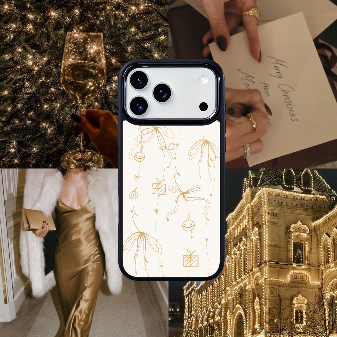 Twinkle Season Magsafe Cute Phone Cases - Glaze Finish With Shimmer Accent