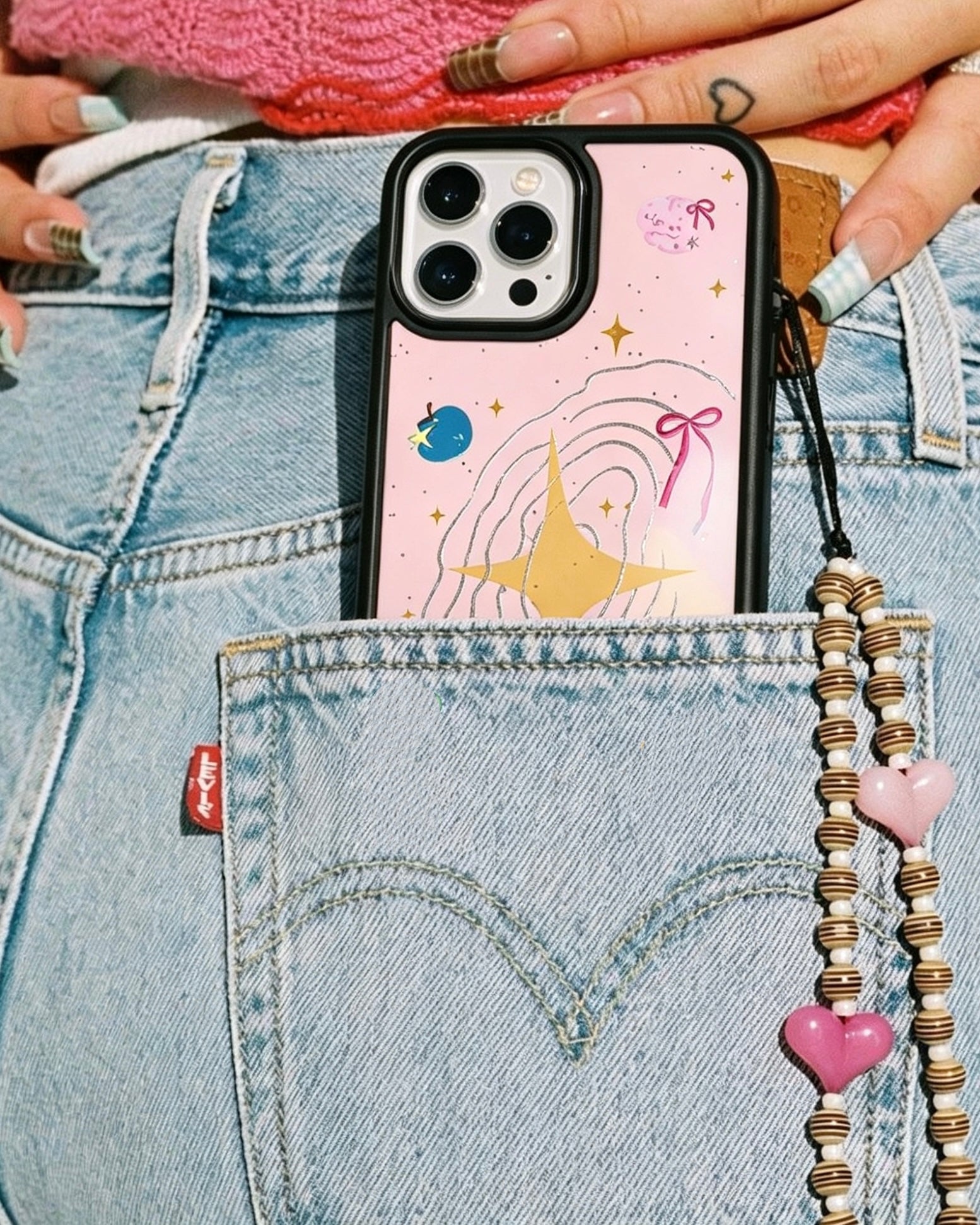 Sweet Galaxy Magsafe Cute Phone Cases - Glaze Finish With Shimmer Accents