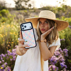 Country Charm Magsafe Cute Phone Cases - Glaze Finish With Shimmer Accents