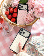 Bow Edit Magsafe Cute Phone Cases - Glaze Finish With Shimmer Accents