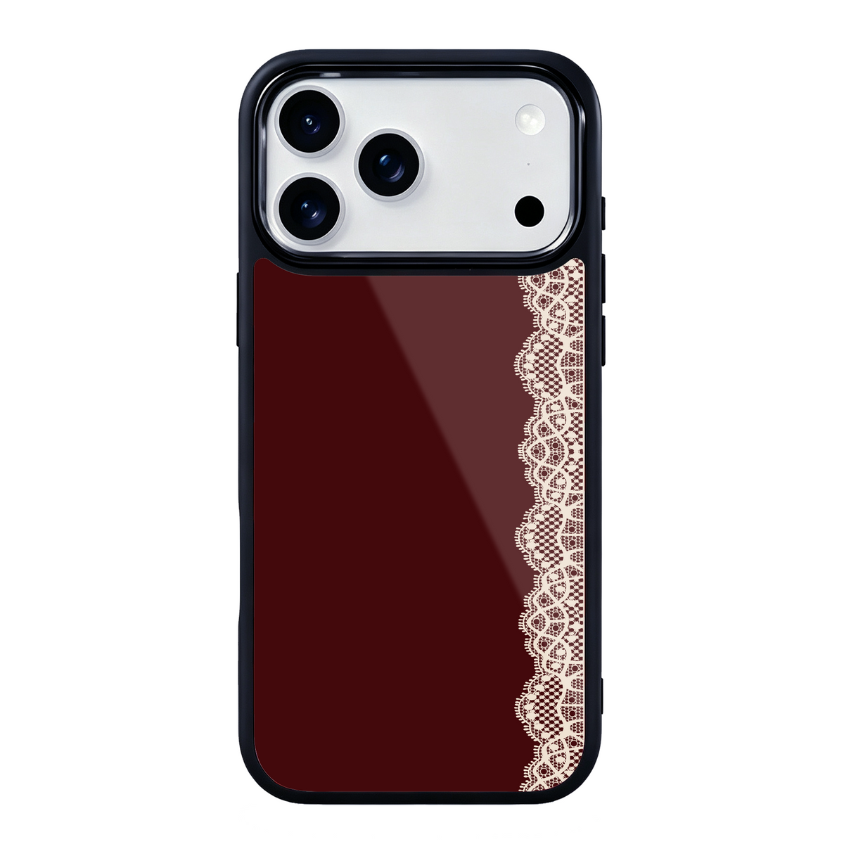 Crimson Affair Magsafe Cute Phone Cases - Glaze Finish With Shimmer Accent