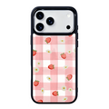 Strawberry Picnic Magsafe Cute Phone Cases - Glaze Finish With Shimmer Accents