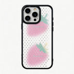Strawberry Ice Cream Magsafe Cute Phone Cases - Glaze Finish With Shimmer Accents