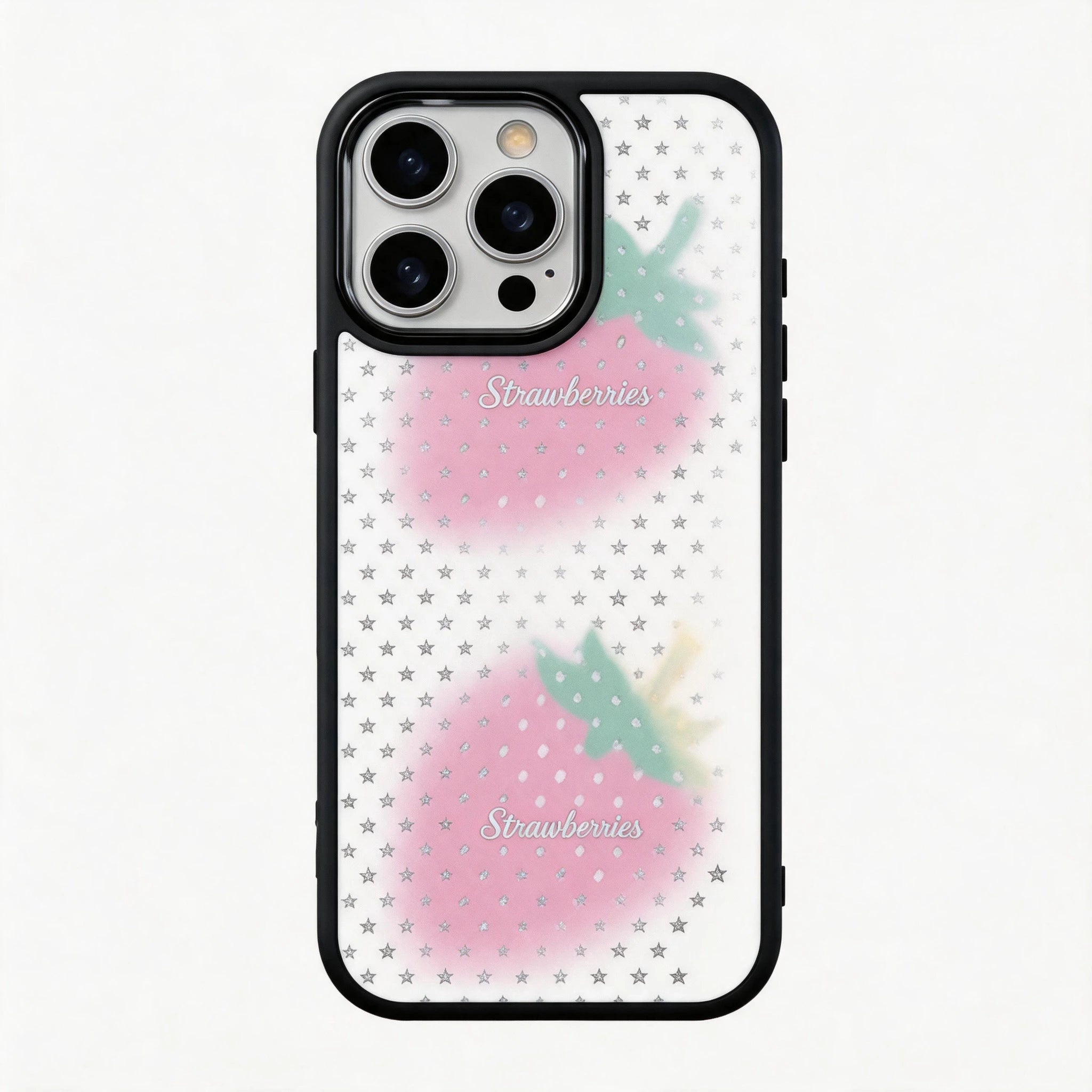 Strawberry Ice Cream Magsafe Cute Phone Cases - Glaze Finish With Shimmer Accents