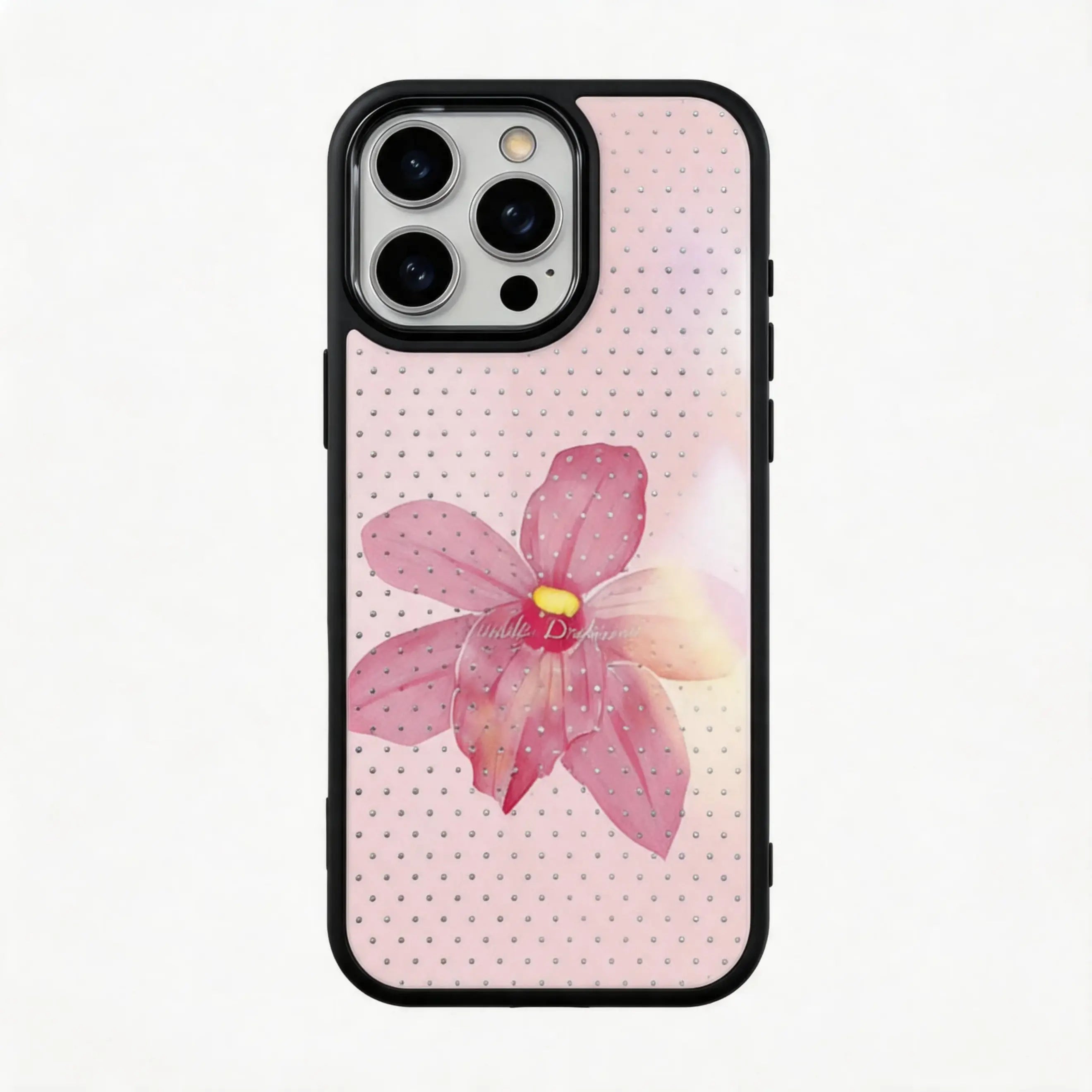 Starlit Lily flower Magsafe Cute Phone Cases - Glaze Finish With Shimmer Accents
