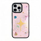 Sweet Galaxy Magsafe Cute Phone Cases - Glaze Finish With Shimmer Accents