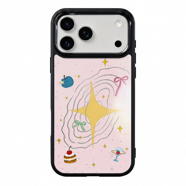 Sweet Galaxy Magsafe Cute Phone Cases - Glaze Finish With Shimmer Accents