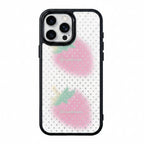 Strawberry Ice Cream Magsafe Cute Phone Cases - Glaze Finish With Shimmer Accents
