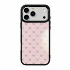 Bow Edit Magsafe Cute Phone Cases - Glaze Finish With Shimmer Accents