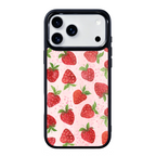 Strawberry Smoothie Magsafe Cute Phone Cases - Glaze Finish With Shimmer Accents