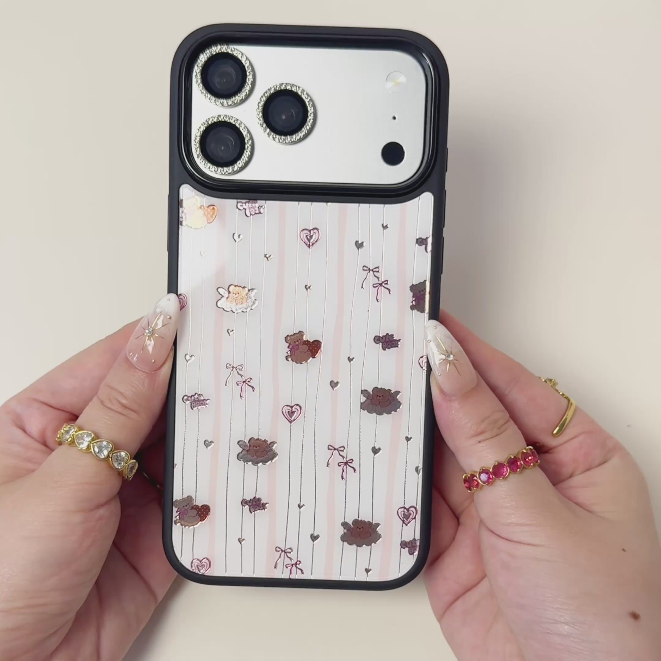 Childhood Memories Magsafe Cute Phone Cases - Glaze Finish With Shimmer Accents