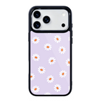 Lilac Daisy Magsafe Cute Phone Cases - Glaze Finish With Shimmer Accent