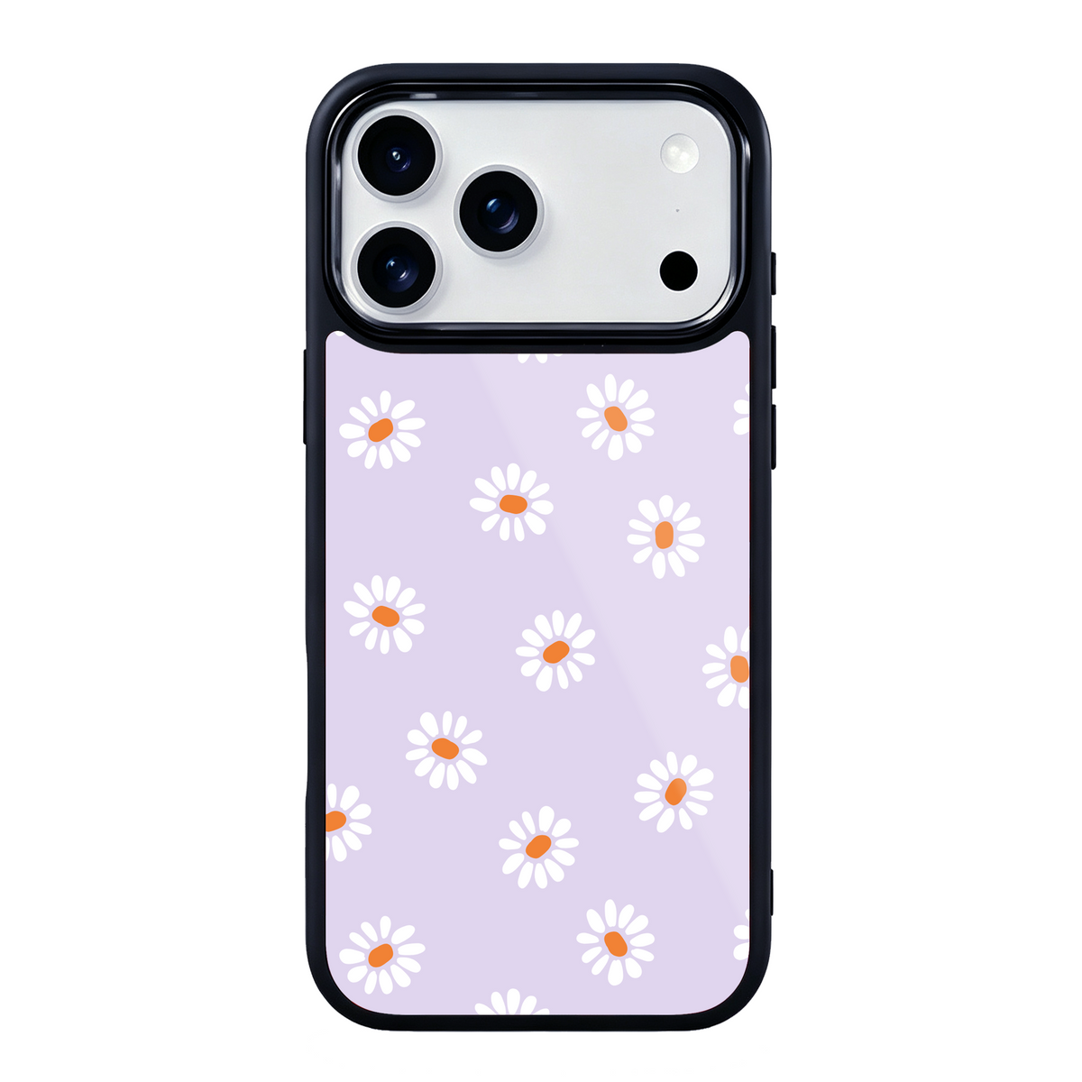 Lilac Daisy Magsafe Cute Phone Cases - Glaze Finish With Shimmer Accent