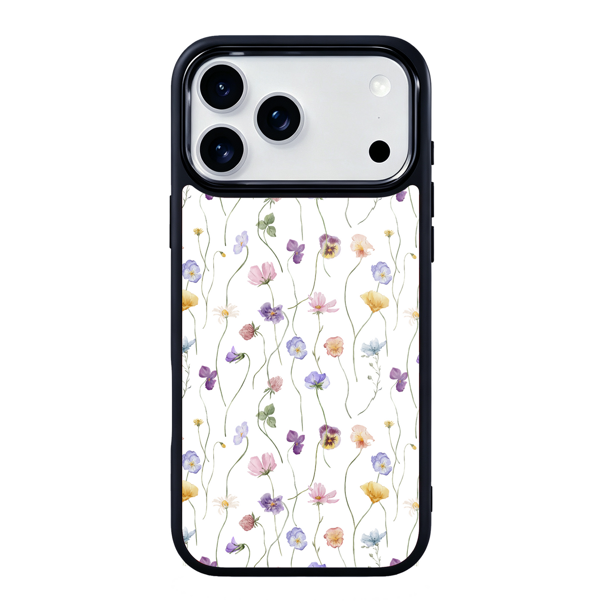 Petal Poetry Magsafe Cute Phone Cases - Glaze Finish With Shimmer Accents