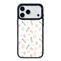 White Christmas Magsafe Cute Phone Cases - Glaze Finish With Shimmer Accent