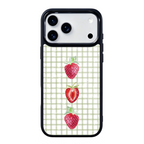 Fresh Picked Strawberry Magsafe Cute Phone Cases - Glaze Finish With Shimmer Accents